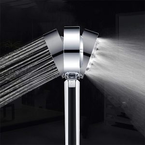 DoubleShower, cap de duș premium cu două fețe cu spațiu pentru săpun